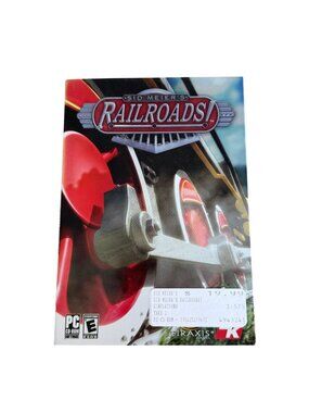 Sid Meiers Railroads PC CD-ROM New Sealed Simulation Game Firaxis
